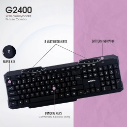 Wireless Keyboard Mouse Combo